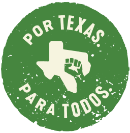 Por Texas. Para Todos. Logo